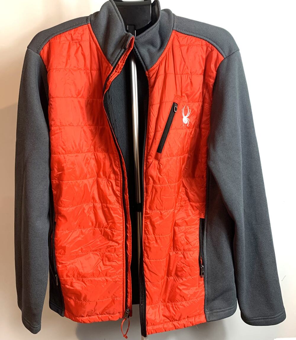 Spyder Insulated Jacket – Men’s Large, Bold Colors, Outdoor Ready